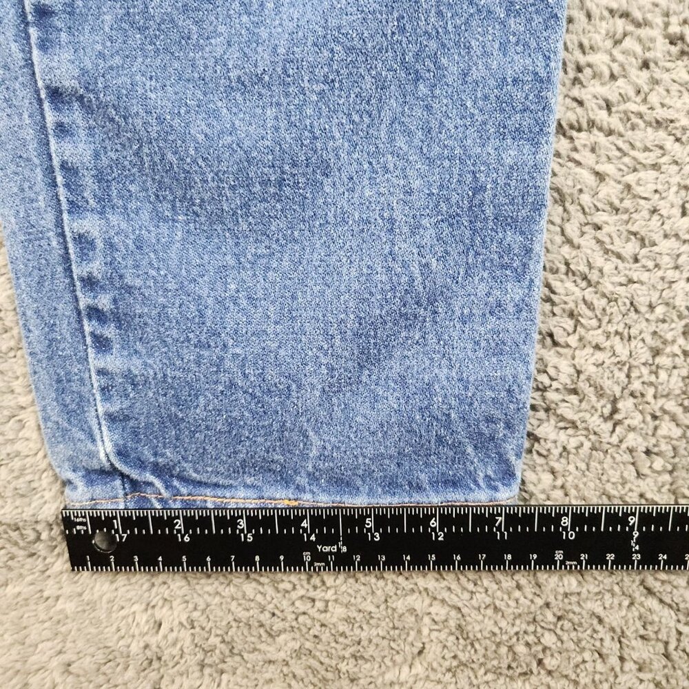 Women's Wrangler Cowboy Cut Slim Fit Jean Size 11/12 Super High Rise Tapered USA - Picture 8 of 10